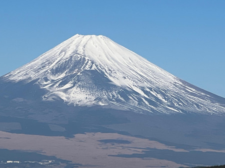 【画像】十国峠から富士山を望む