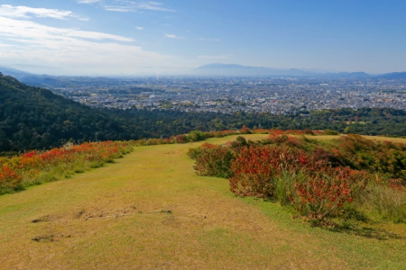 【画像】若草山から奈良盆地を望む